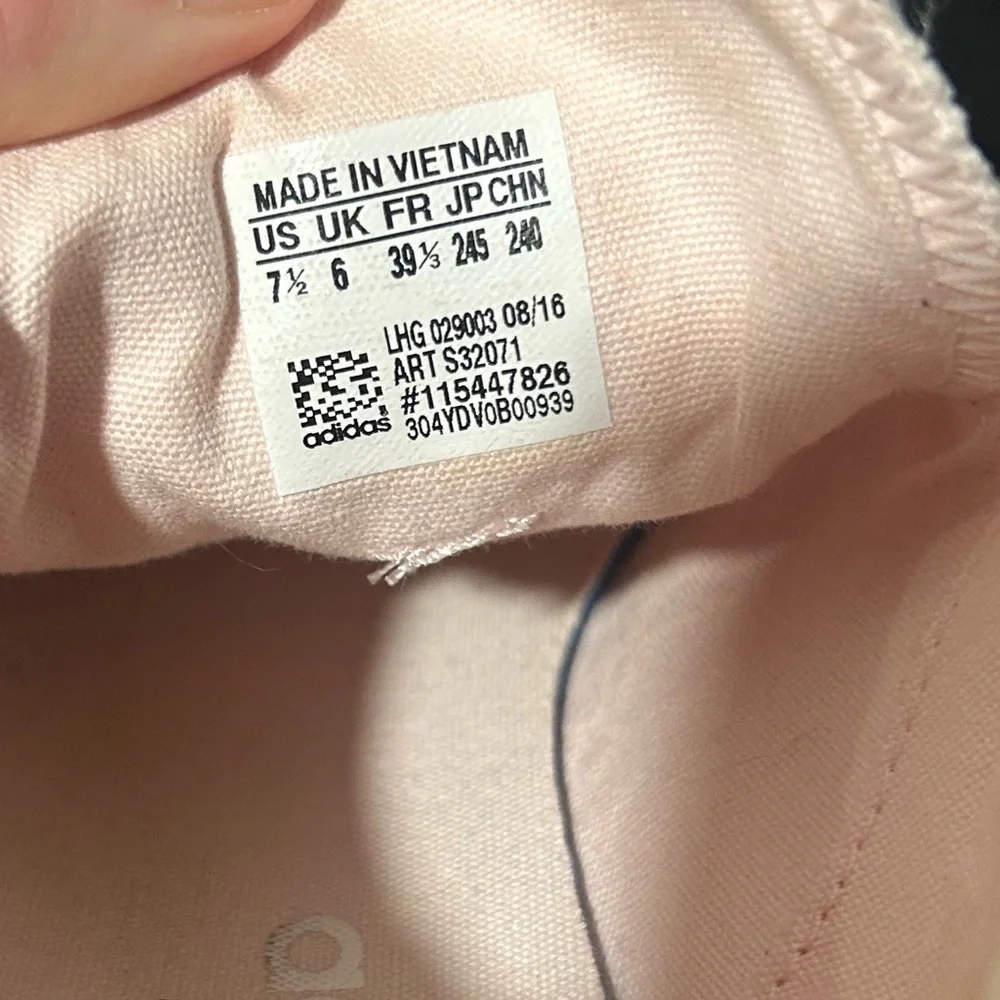 {Adidas} Stan Smith Pink Cloth Sneakers